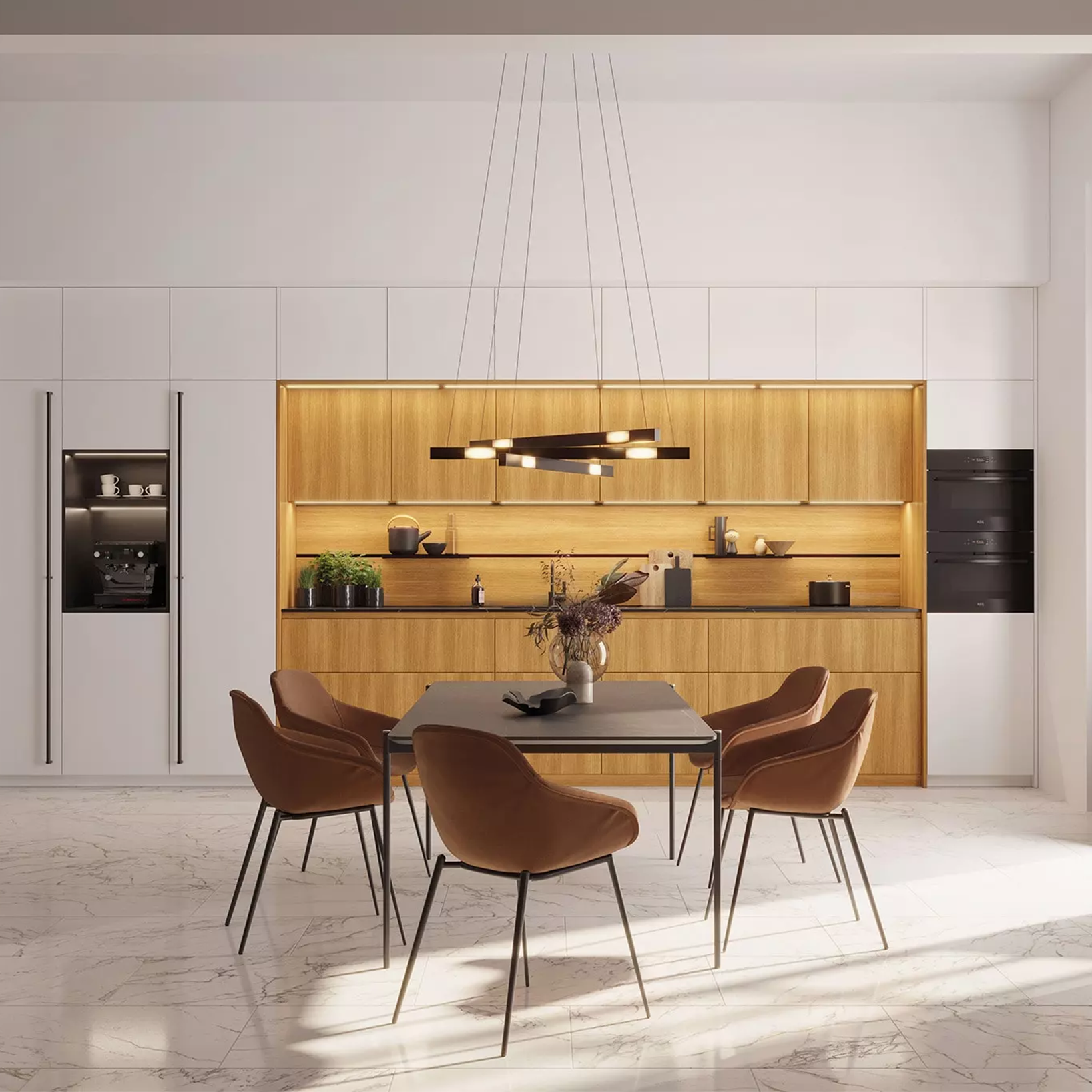 stone kitchen